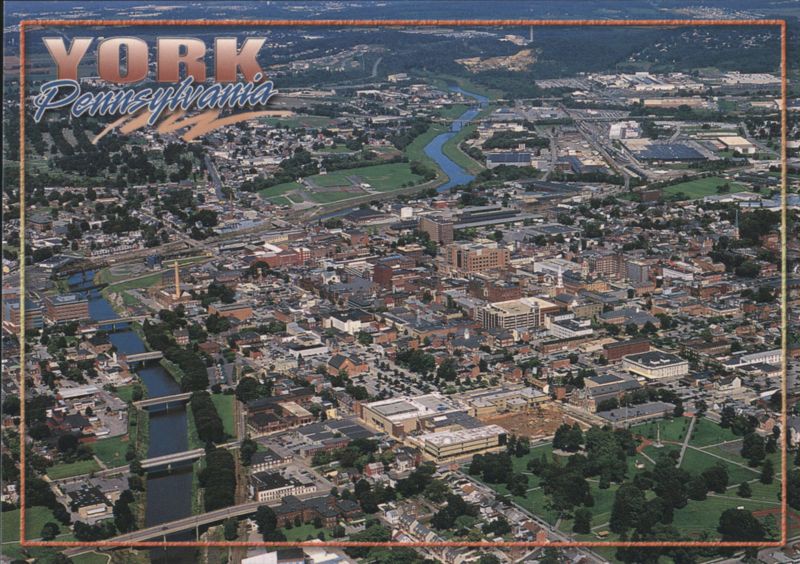 Aerial View of York, Pennsylvania Blair Seitz