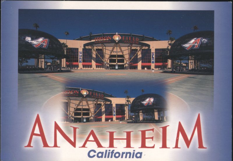 Edison Field Anaheim Angels Baseball Stadium California