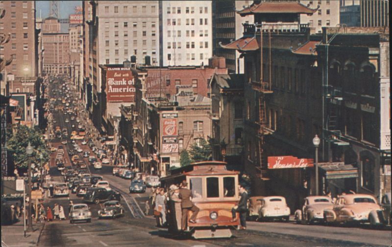 San Francisco Cable Car on California Street