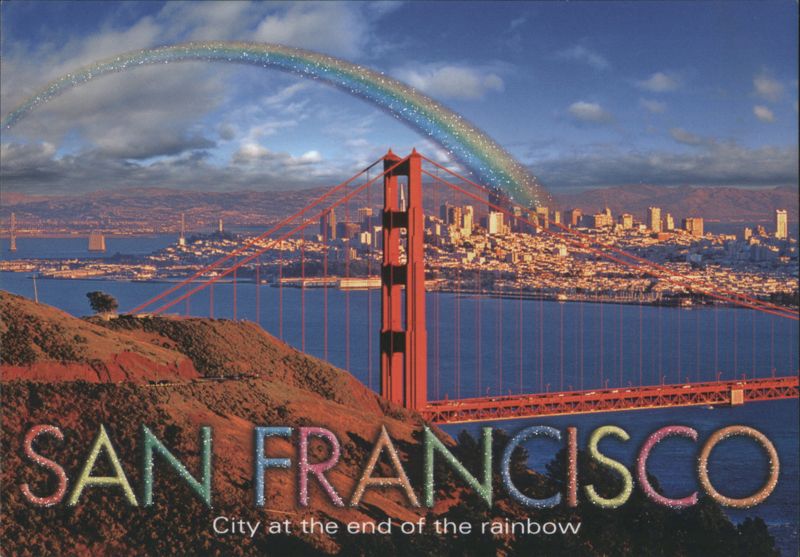 San Francisco Rainbows, Golden Gate Bridge View California