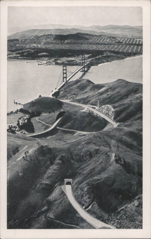 Golden Gate Bridge, San Francisco in Distance California