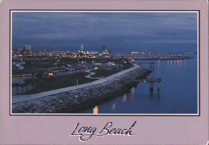 Long Beach, CA Skyline at Dusk, Queen of Beach Cities California
