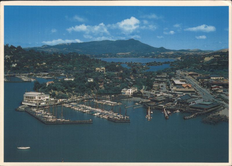 Tiburon and Belvedere, CA - Marin County Waterfront & Mt. Tamalpais California