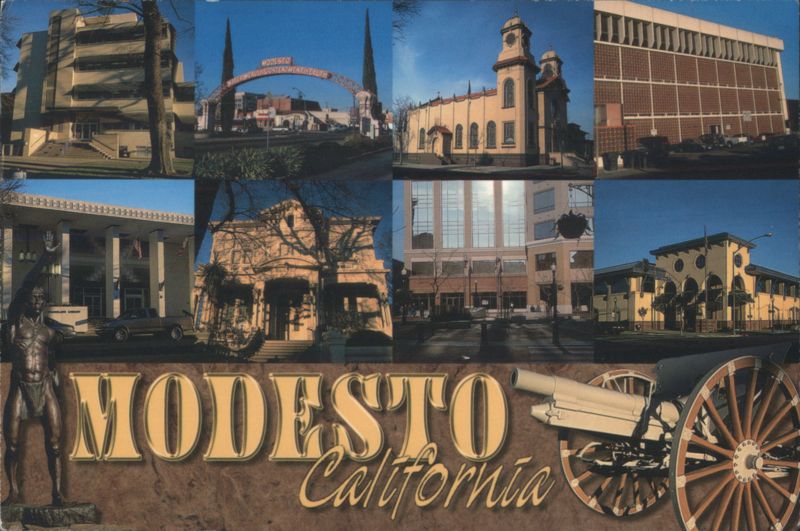 Modesto California City Views Charles Eitelgeorge