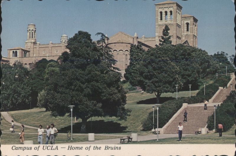 Campus of UCLA - Home of the Bruins Los Angeles California