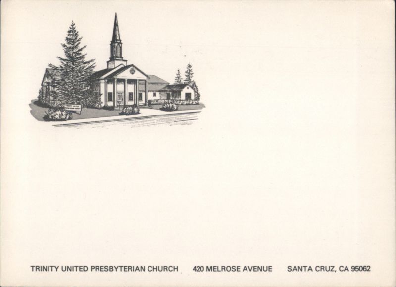 Trinity United Presbyterian Church, 420 Melrose Ave Santa Cruz California