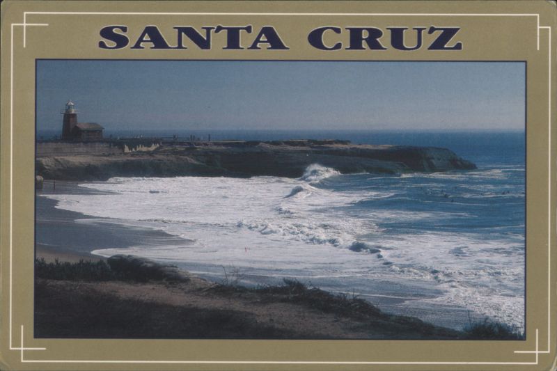 Santa Cruz Mark Abbott Memorial Lighthouse & Ocean California
