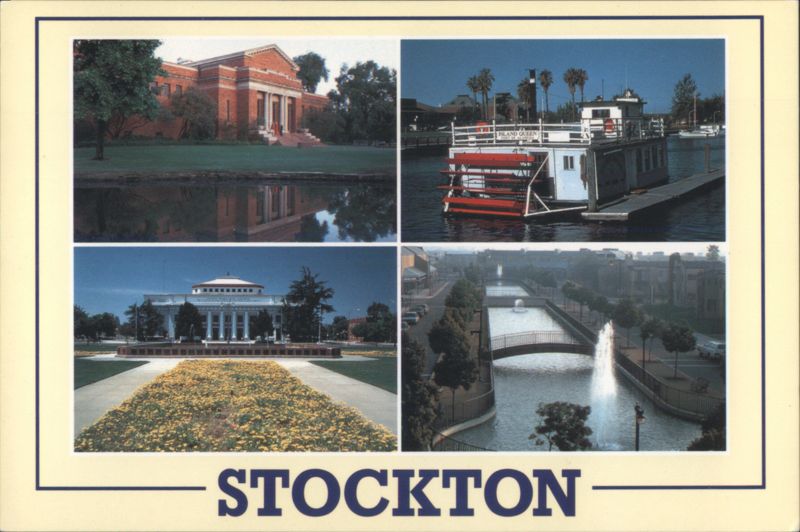 Stockton CA: Haggin Museum, Island Queen, Bridges, Auditorium California