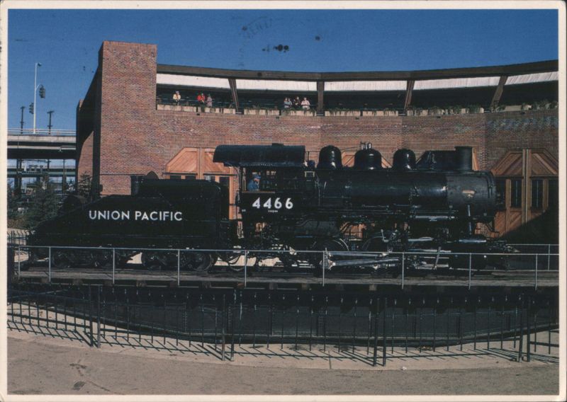 Union Pacific 4466 Steam Locomotive, CA State Railroad Museum Sacramento California