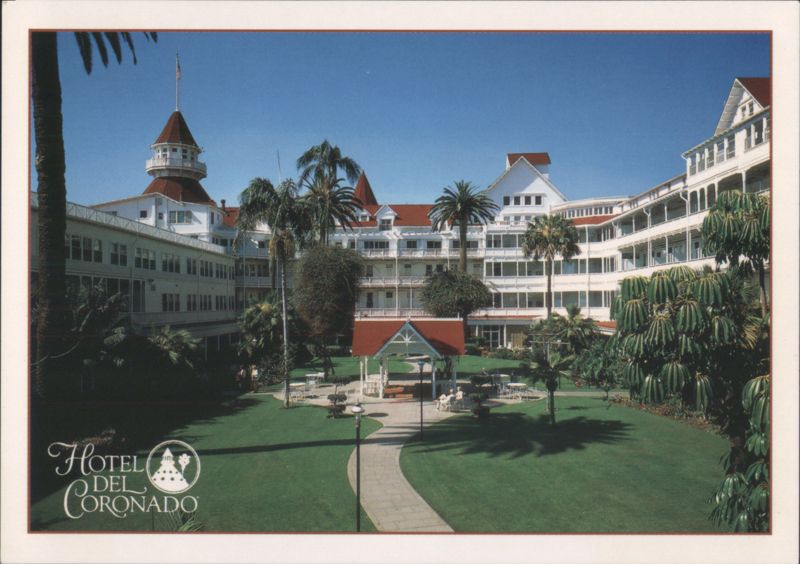 Hotel Del Coronado Courtyard & Gazebo California