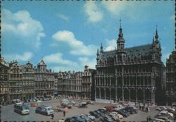 Grand'Place, Maison du Roi, Brussels Postcard