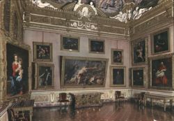 Ornate Mars Room, Palatine Gallery, Florence, Italy Postcard