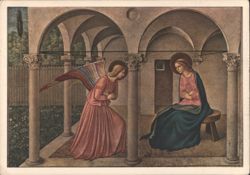 The Annunciation by Beato Angelico, Florence Postcard