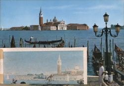 San Giorgio Maggiore Island from St. Mark Square, Venice Postcard