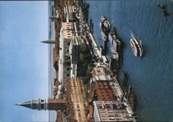 St. Mark's Campanile and Basin, Venice Postcard