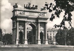 Milano Arco della Pace - Arch of Peace Postcard