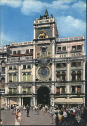 Venezia Clock Tower Postcard