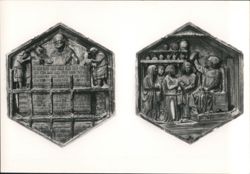Giotto Bell Tower Panels: Medicine & Art of Building Postcard