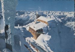 Zugspitzgipfel, Münchner Haus, German Alps Postcard