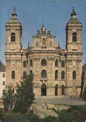Benedictine Abbey Weingarten Basilica Postcard