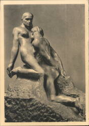 Rodin's L'Éternelle Idole Sculpture Postcard