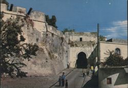 Tanger Alcazaba Gate & Fortifications Postcard