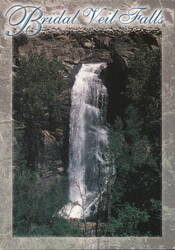 Bridal Veil Falls, Spearfish Canyon, Black Hills Postcard