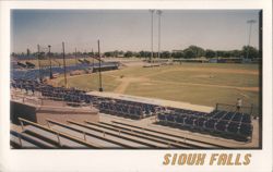 Sioux Falls Stadium Baseball Field Postcard
