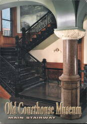 Old Courthouse Museum Main Stairway, Sioux Falls, SD Postcard