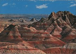 Badlands National Monument Candy Stripe Buttes Postcard
