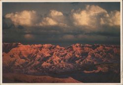 Badlands National Park, Evening Colors, South Dakota Postcard