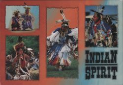 Indian Spirit Intertribal Powwow Dancers Postcard