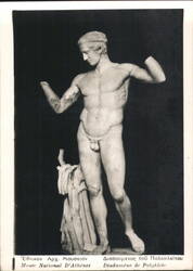 Diadoumenos of Polykleitos, National Museum of Athens Postcard