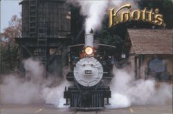 Knott's Berry Farm Ghost Town & Calico Railroad Train 340 Postcard
