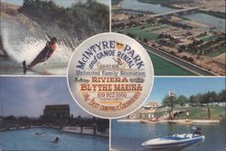 McIntyre Park, Riviera Blythe Marina, Colorado River Postcard