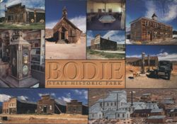 Bodie State Historic Park Ghost Town Old West Gold Mining Postcard