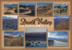 Death Valley National Park Scenic Views Postcard