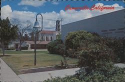 Ventura County Library, St. Mary Magdalen Church & Bell Postcard