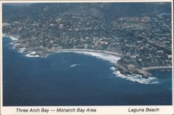 Three Arch Bay - Monarch Bay Area, Laguna Beach Postcard