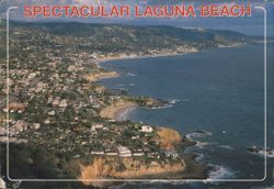 Spectacular Laguna Beach, California Coastline View Postcard