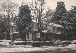Julian Hotel Snow Scene, Hot Apple Pie & Lilacs Postcard