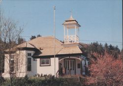 Julian Library, Former Santa Ysabel School, San Diego County Postcard
