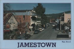 Main Street Jamestown CA, Gateway to Mother Lode & Southern Mines Postcard
