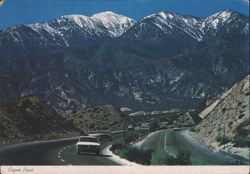 Cajon Pass, US Highway 66, Southern California Postcard