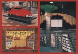Hollywood/Vine Station Art by Gilbert Lujan, Metro Red Line Postcard