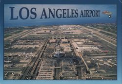Los Angeles International Airport Aerial View Postcard