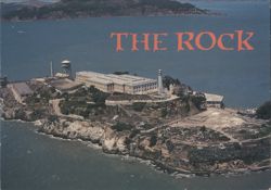 Alcatraz Island "The Rock" Federal Penitentiary Postcard