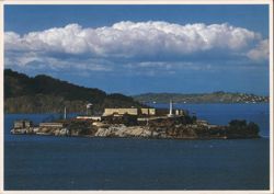 Alcatraz Island in San Francisco Bay Postcard