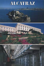 Alcatraz Island Federal Prison, San Francisco Bay Postcard
