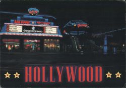 Hollywood Galaxy Sam Goody General Cinema Movie Theaters Postcard